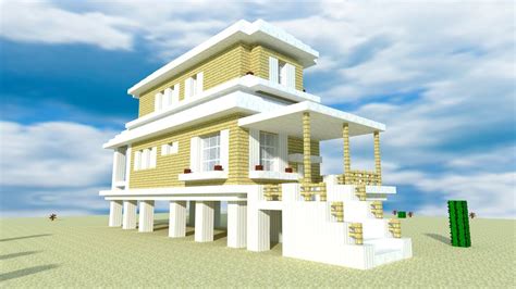 See more about. . Beach house tutorial minecraft